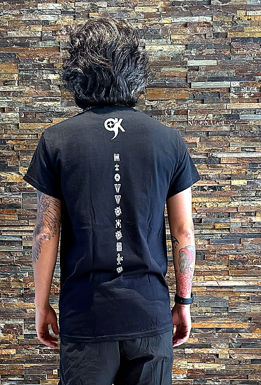 Quilla Karma black t-shirt, back